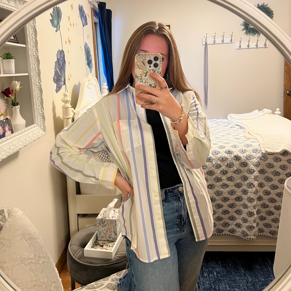 GAP Multicolor Striped Shirt